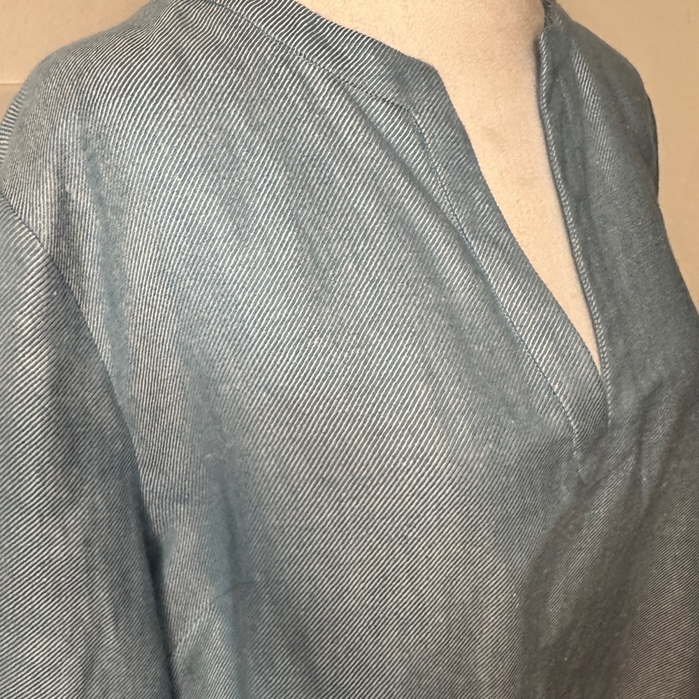 Loro Piana Linen Tunic Blouse - Picture 9 of 14
